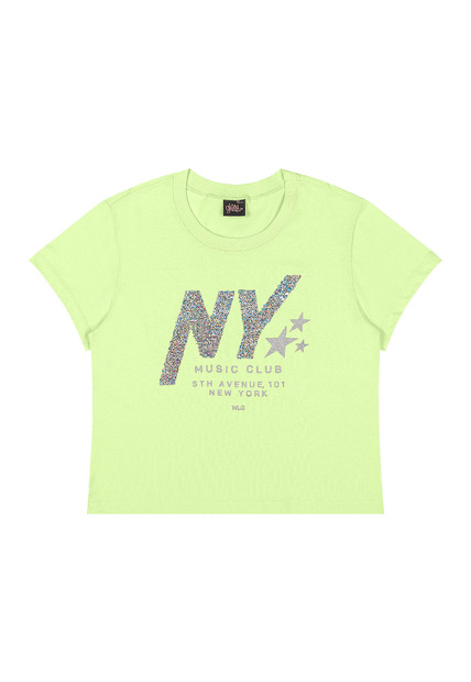 Blusa Juvenil NY em Algodão Gloss