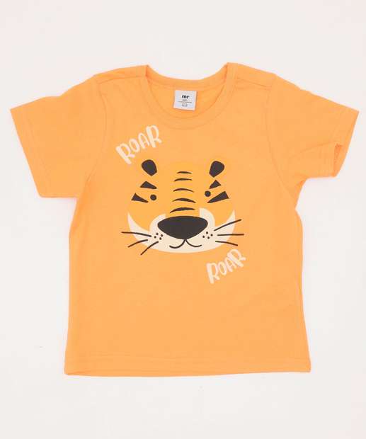 Conjunto Infantil Tigre MR Tam 1 a 3