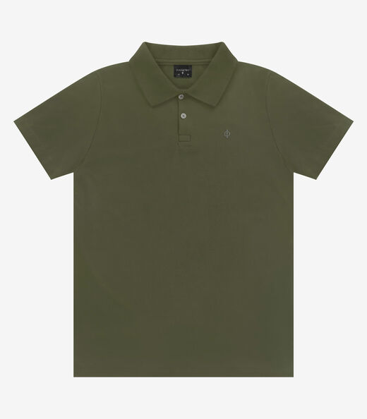 Image_Camisa Polo Básica Masculina Diametro Verde