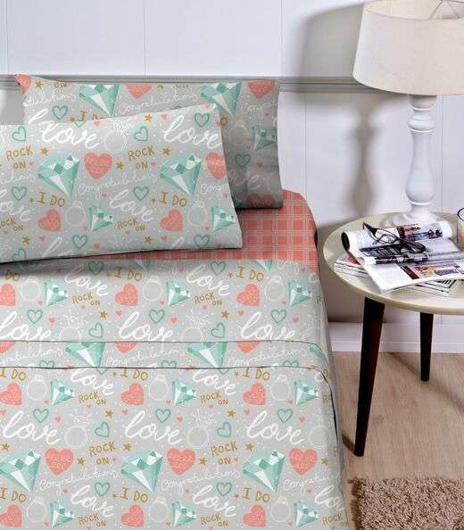 Image_Jogo de Cama Infantil 3 Peças Corttex Verde