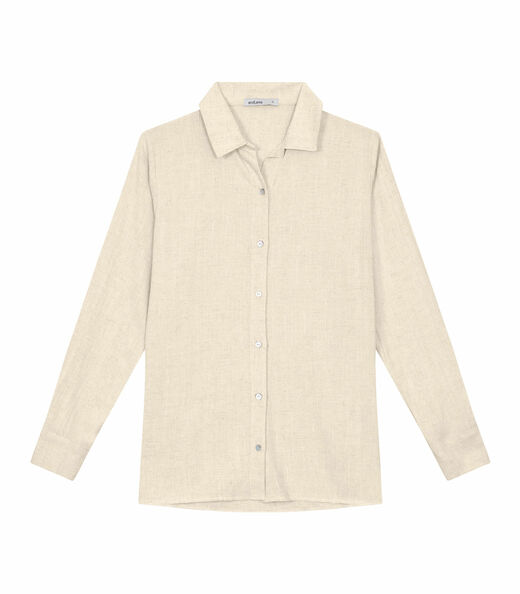 Camisa Manga Longa Feminina Endless Bege