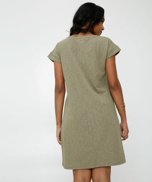 Vestido Feminino TShirt Dress Flamê Marisa