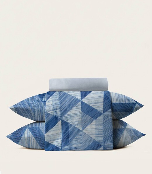 Image_Jogo De Cama 3 Peças Supercal Solteiro Corttex Azul