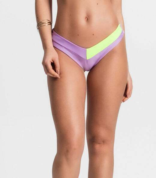 Conjunto Biquíni Dupla Face Nó Bicolor Bela Gaia Rosa