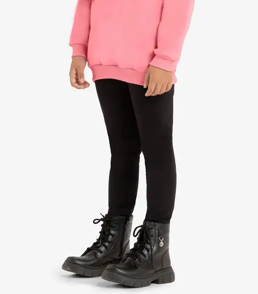 Calça Legging Infantil Feminina Rovitex Kids Preto