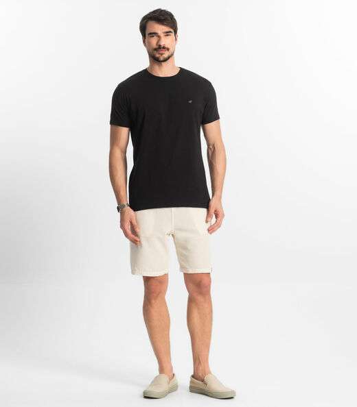 Camiseta Masculina Básica Select Preto