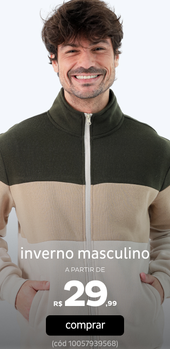 Inverno Masculino a partir de R$29,99