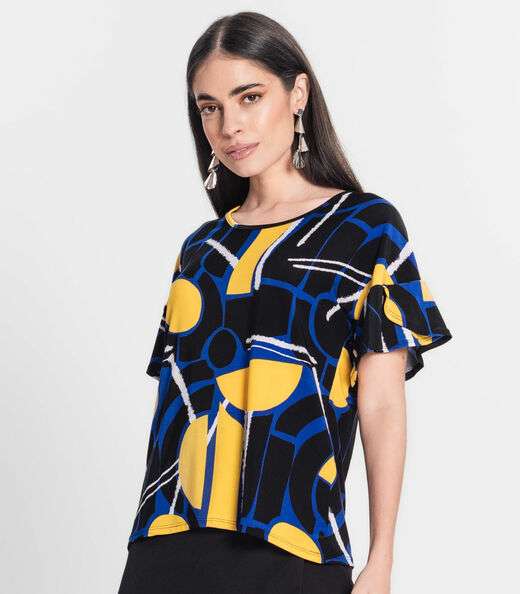 Blusa Feminina Liganete Infinita Cor Preto