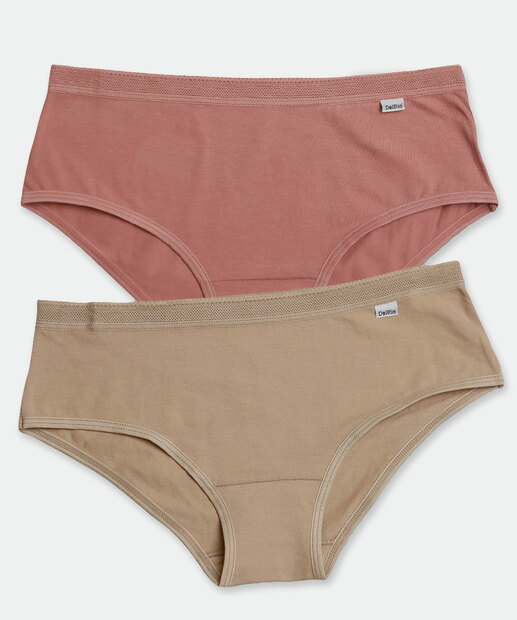 Kit 2 Calcinhas Feminina Biquíni DelRio