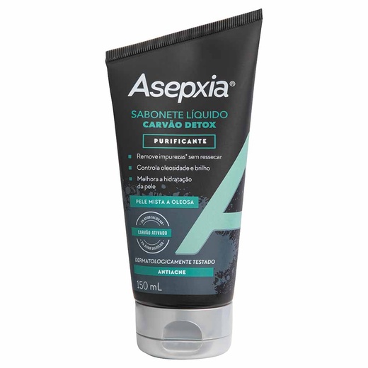 Image_Sabonete Líquido Facial Carvão Detox Asepxia 150ml