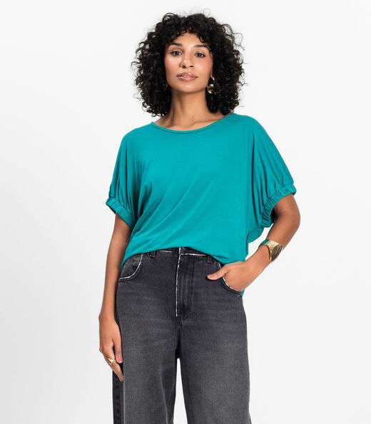 Blusa Feminina Viscose Infinita Cor Verde