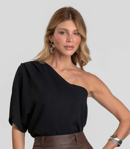 Image_Blusa Feminina Manga Única Dianna Preto