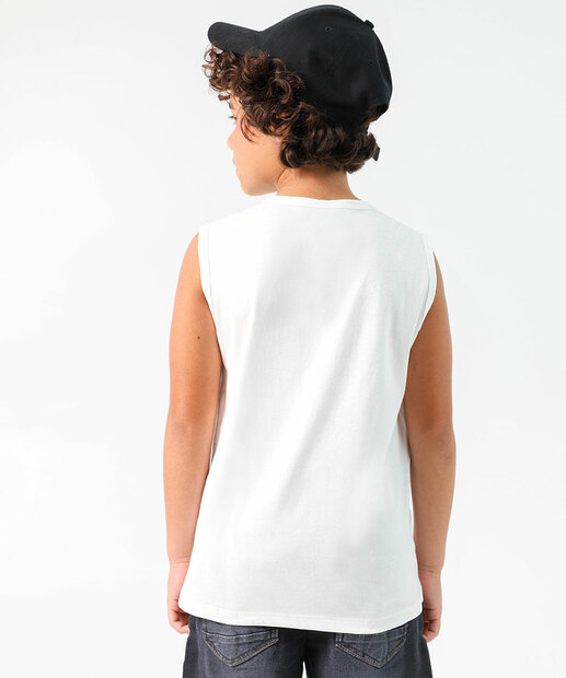 Regata Juvenil Estampa Skate Marisa Tam 10 a 16 Off White