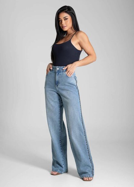 Calça Jeans Sawary Wide Leg - 282625