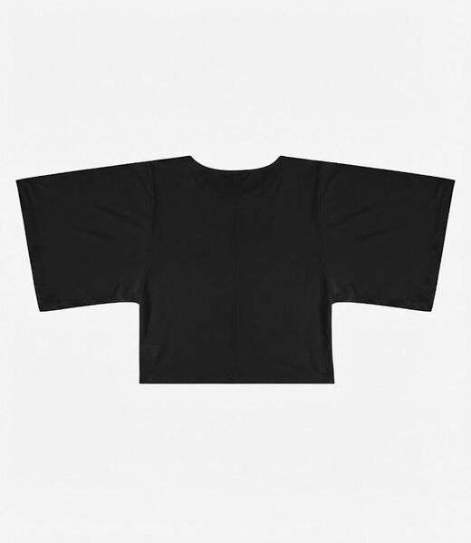 Blusa Feminina Em Viscotorcion Infinita Cor Preto