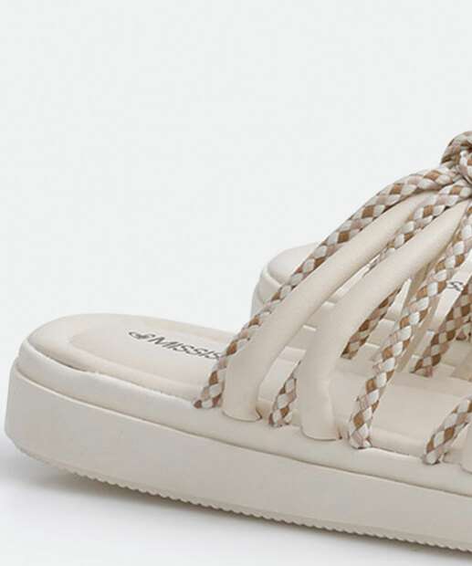 Rasteirinha Feminina Tiras Mississipi