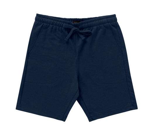 Bermuda Masculina Plus Size Moletom Diametro Azul