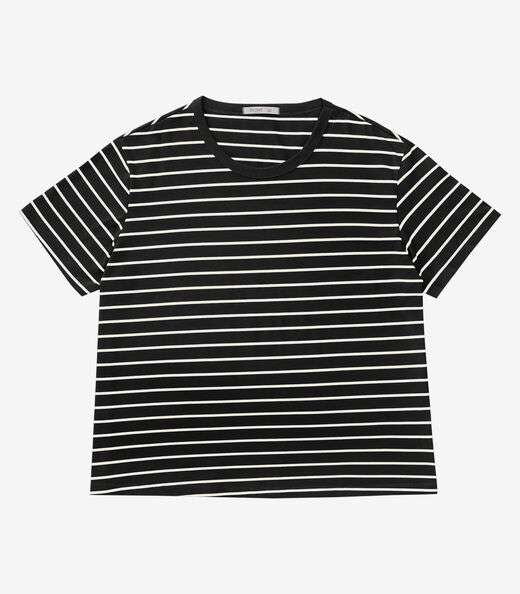 Blusa Feminina Plus Size Gola Redonda Secret Glam Preto