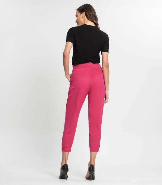 Calça Em Viscose Feminina Endless Rosa