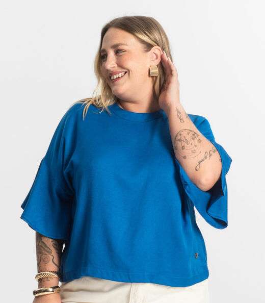 Blusa Feminina Secret Glam Azul