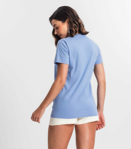 Blusa T-Shirt Feminina Estampada Select Roxo