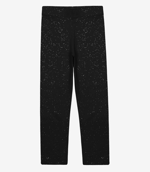 Legging Infantil Cotton Glitter Trick Nick Preto
