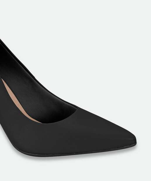 Scarpin Feminino Salto Fino Beira Rio Preto