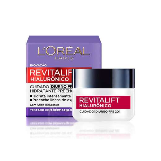Image_Revitalift Creme Facial Anti-Idade Hialurônico Diurno FPS20 49g L'Oréal Paris