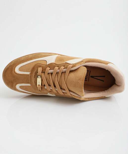 Tênis Casual Feminino Recortes Vizzano