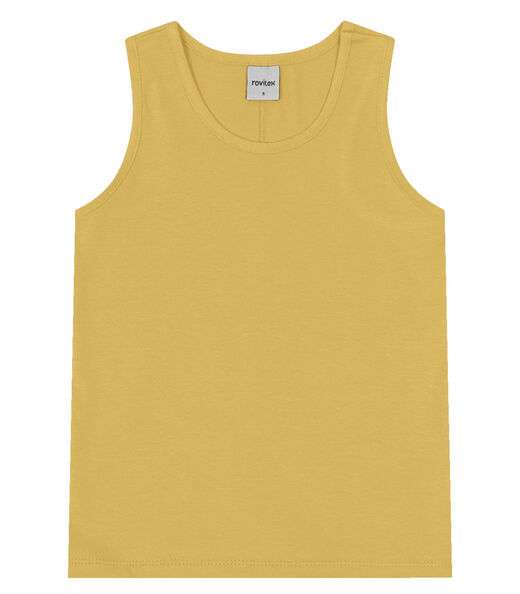 Regata Básica Infantil Feminina Rovitex Kids Amarelo