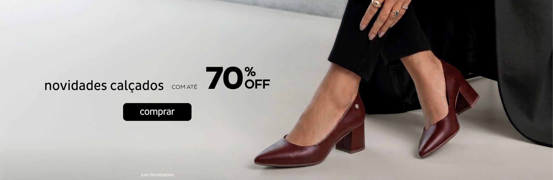 Novidades Calçados por até 70% OFF
