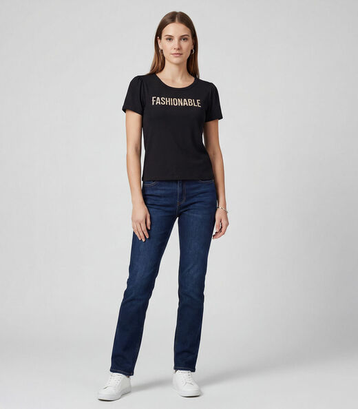Blusa Feminina Em Visco Tricot Infinita Cor Preto