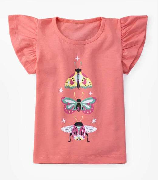 Conjunto Infantil Menina Blusa Com Shorts Select Laranja