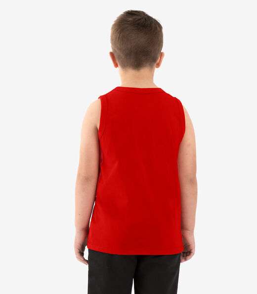 Regata B?sica Infantil Masculina RoviKids Laranja