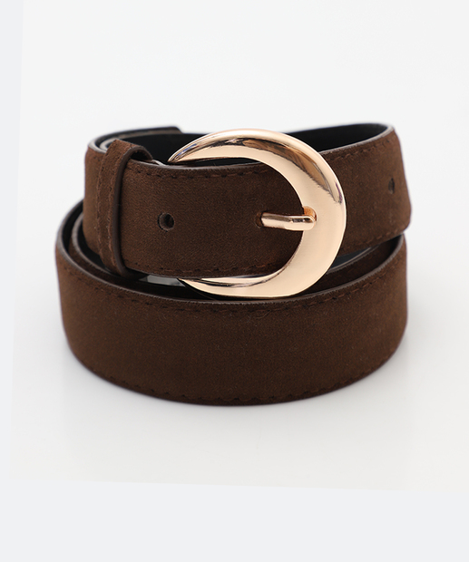 Cinto Feminino Fivela Marisa Marrom