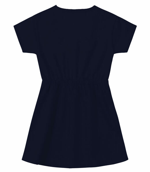 Vestido Infantil Moletinho Smile Rovitex Kids Azul
