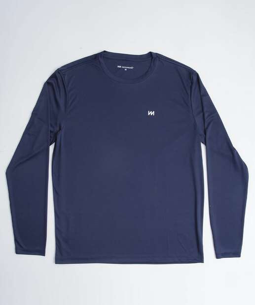 Camiseta Masculina Fitness Manga Longa MR 