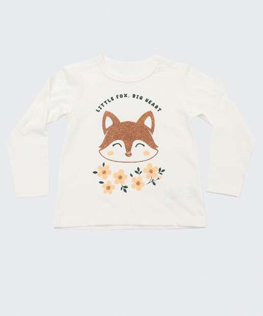 Image_Blusa Infantil Raposa Marisa Tam 1 a 3 Off White