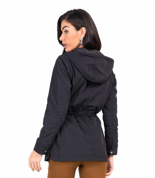Jaqueta Feminina Com Capuz Endless Preto