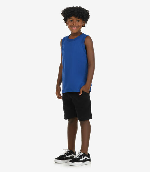 Bermuda Básica Menino Rovi Kids Preto