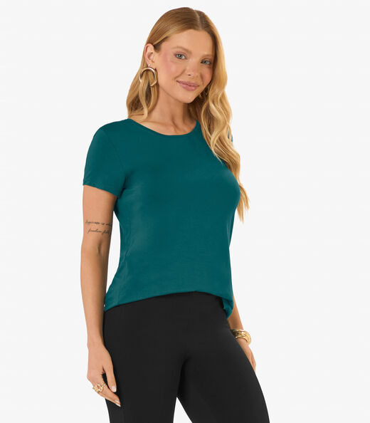 Image_Blusa Feminina Andorra Flamê Básica Rovitex Verde