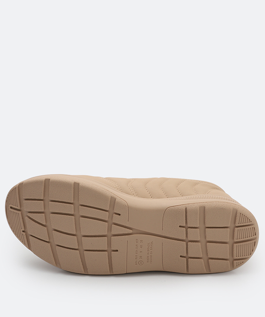 Tênis Casual Feminino Comfortflex Bege