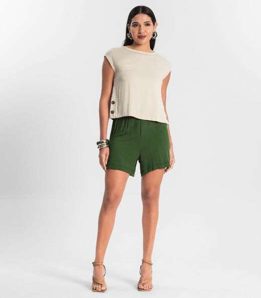 Blusa Feminina Viscose Rovitex Bege