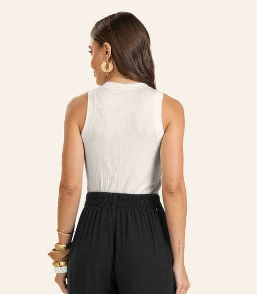 Regata Feminina em Ribana Endless Bege