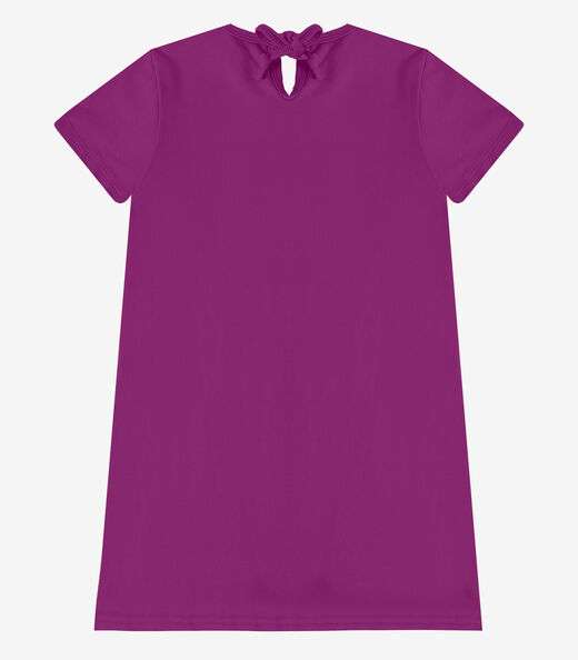 Vestido Feminino Infantil em Molecotton Select Roxo