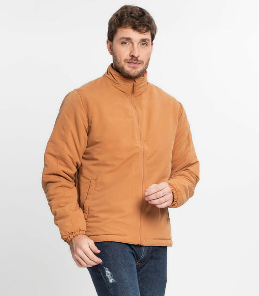 Jaqueta Masculina Em Suede Diametro Marrom