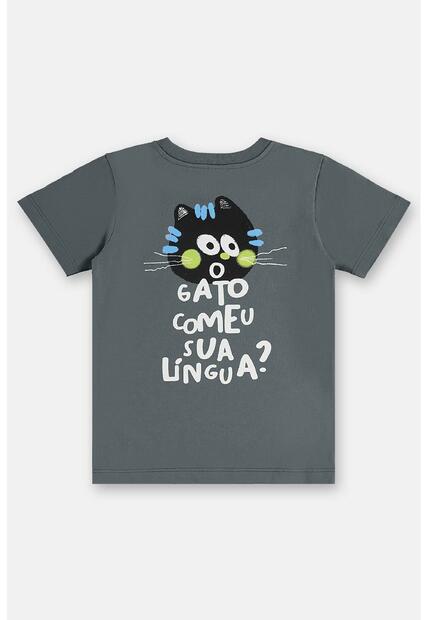 Conjunto Menino Camiseta e Short Três e Já