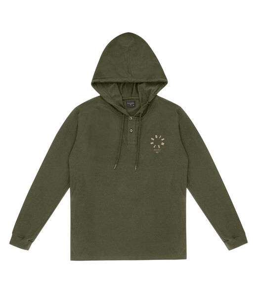 Image_Camiseta Masculina Manga Longa Com Capuz Diametro Verde