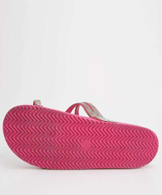 Rasteirinha Feminina Strass Marisa 