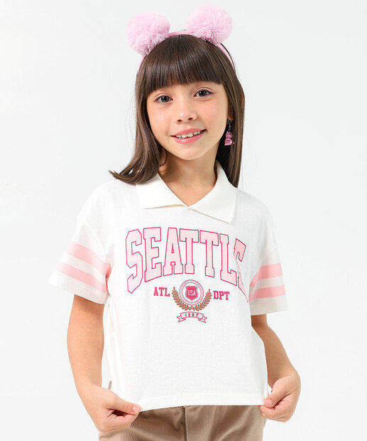 Image_Blusa Infantil Feminina Gola Polo Marisa Tam 4 a 10